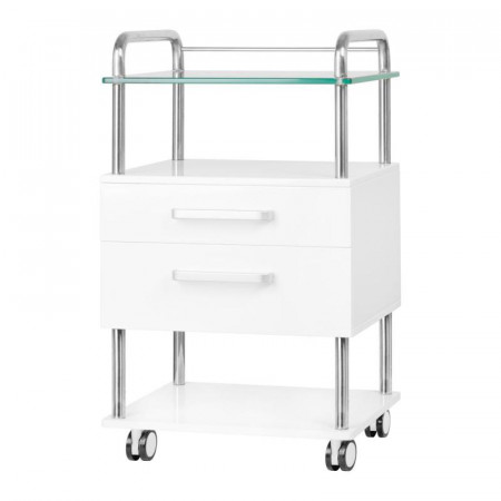 Pedikérsky stolík 6052 biely