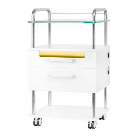 Pedikérsky stolík 6052 T biely