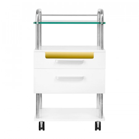 Pedikérsky stolík 6052 T biely