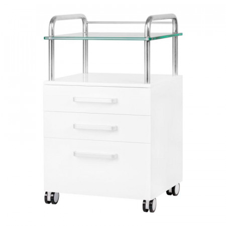 Pedikérsky stolík 6053 biely