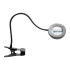 Lupa lampa LED snake ring na stôl čierna