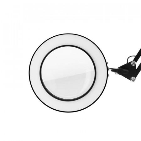Kozmetická lupa lampa LED Glow 308 na stôl čierna