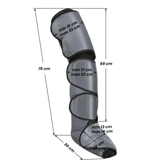 Mirusens lymfodrenážny prístroj  na presoterapiu nohy + stehná