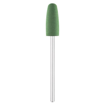 Exo gumenná frézka na nechty zelený zaoblený valec s priemerom 10,0 mm /400