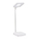 LED lampa na stôl Elegante Square 804 biela