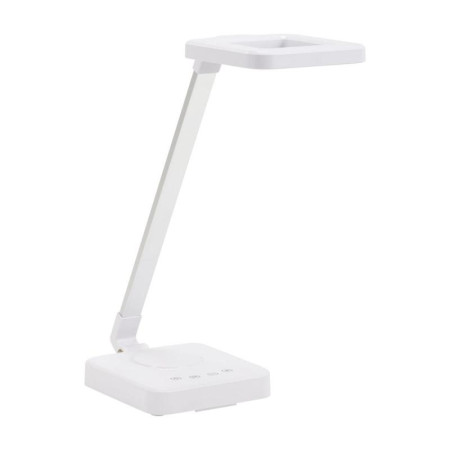 LED lampa na stôl Elegante Square 804 biela