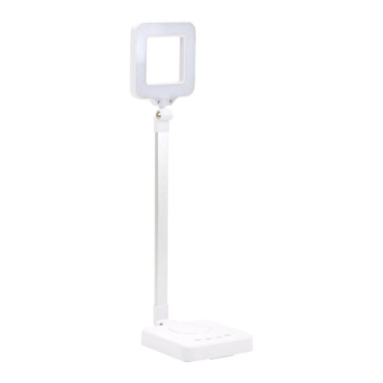 LED lampa na stôl Elegante Square 804 biela