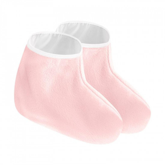 Kozmetické frote ponožky na parafÍn 2 ks ružové