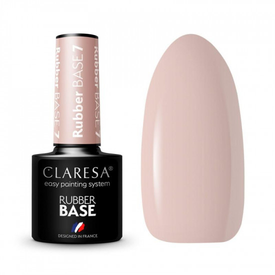 Claresa farebná Rubber báza na nechty nr. 7 - 5g