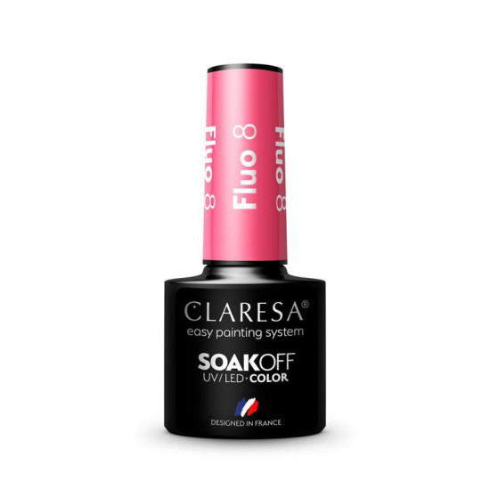 Claresa gél lak na nechty fluo 8 5g Claresa gél lak na nechty fluo 8 5g
