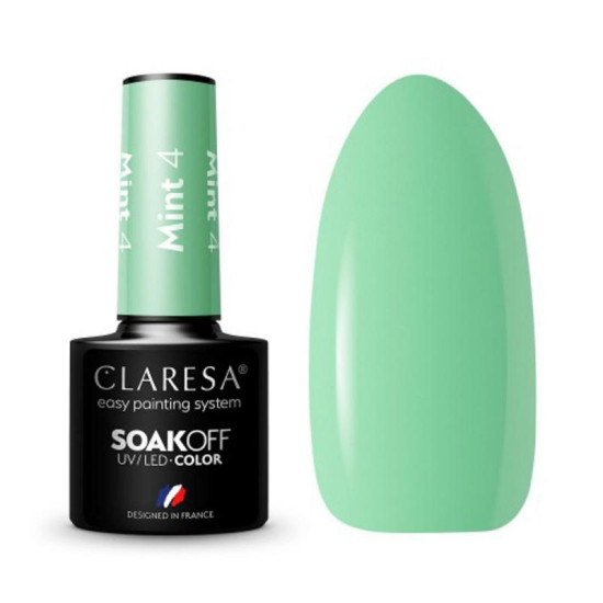 Claresa gél lak na nechty mint 4 5 g Claresa gél lak na nechty mint 4 5 g