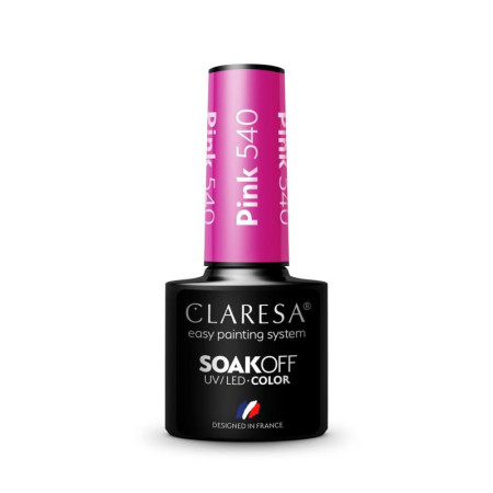 Claresa gél lak na nechty ružový 540 5 g Claresa gél lak na nechty ružový 540 5 g