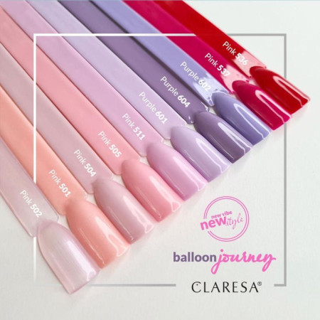 Claresa gél lak na nechty Purple 601 5g