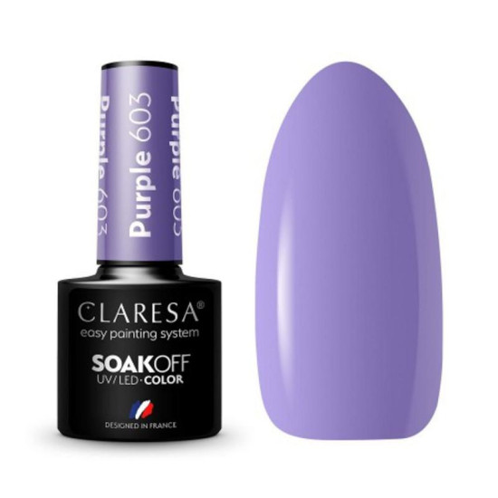 Claresa gél lak na nechty purple 603 5g