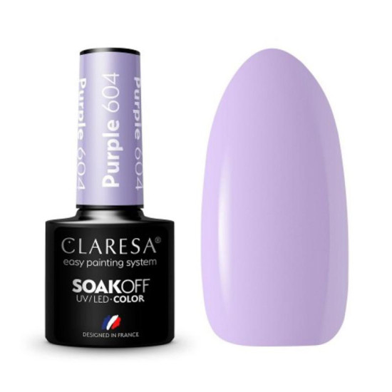 Claresa gél lak na nechty purple 604 5g