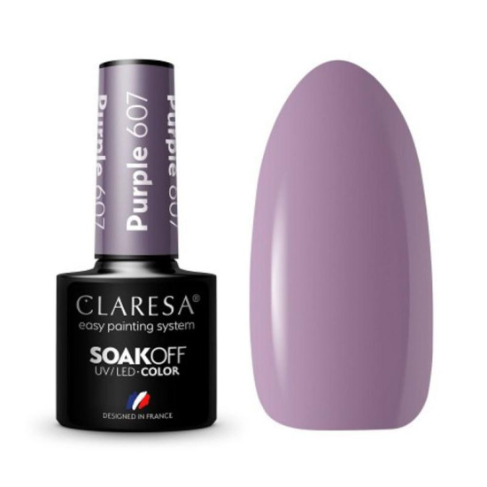 Claresa gél lak na nechty purple 607 5g Claresa gél lak na nechty purple 607 5g