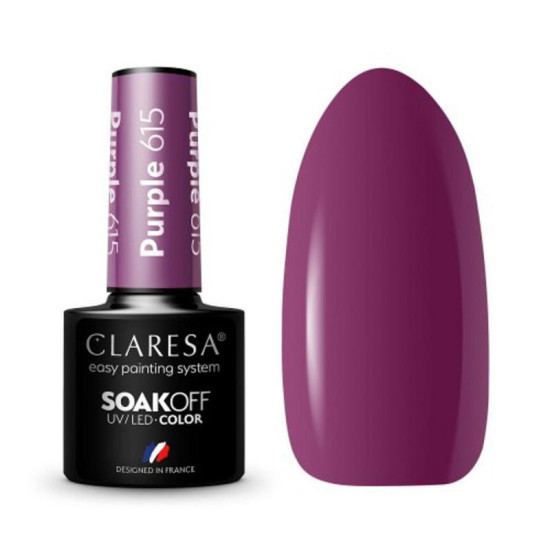 Claresa gél lak na nechty purple 615 5g