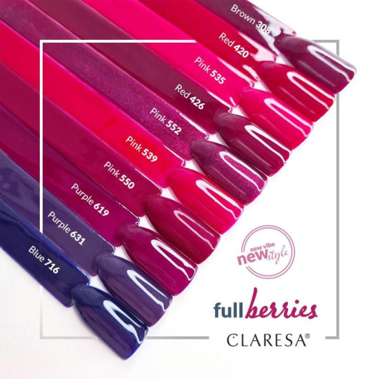 Claresa gél lak na nechty purple 619 5g