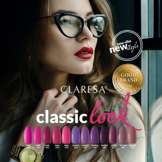 Claresa gél lak na nechty purple 630 5g