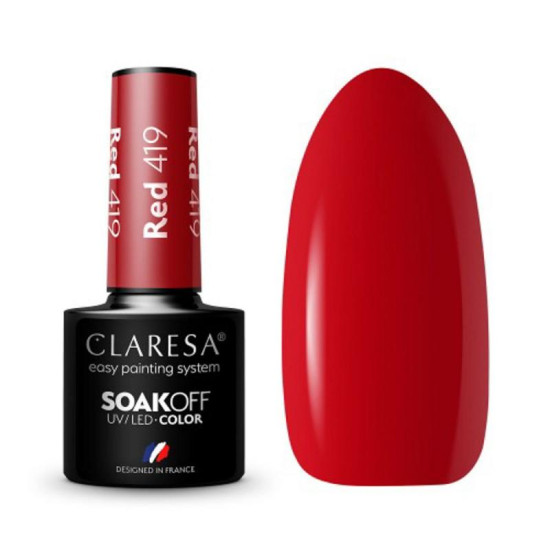 Claresa gél lak na nechty red 419 5 g