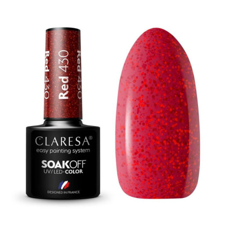 Claresa gél lak na nechty red 430 5 g