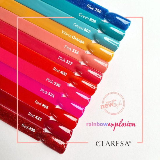 Claresa gél lak na nechty red 430 5 g