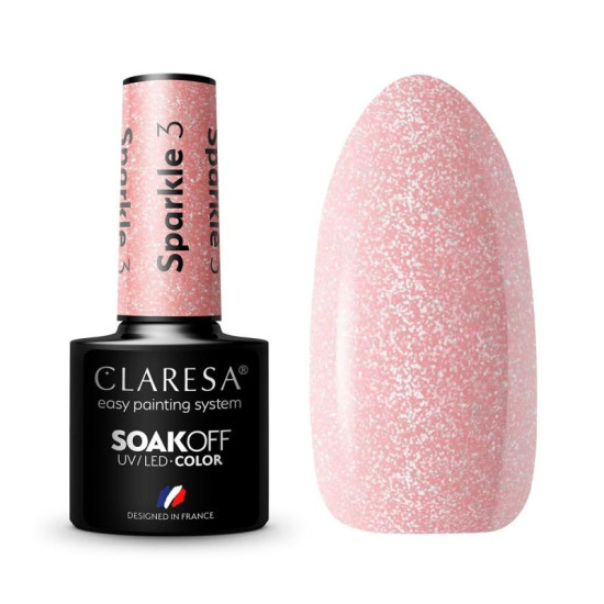 Claresa gél lak na nechty sparkle 3 5 g Claresa gél lak na nechty sparkle 3 5 g