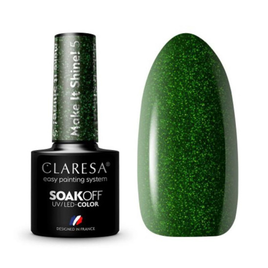 Claresa gél lak na nechty make it shine! 5 5 g Claresa gél lak na nechty make it shine! 5 5 g