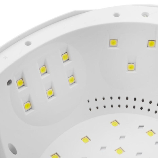 Profesionálna lampa na nechty Praktik UV LED 168W, biela