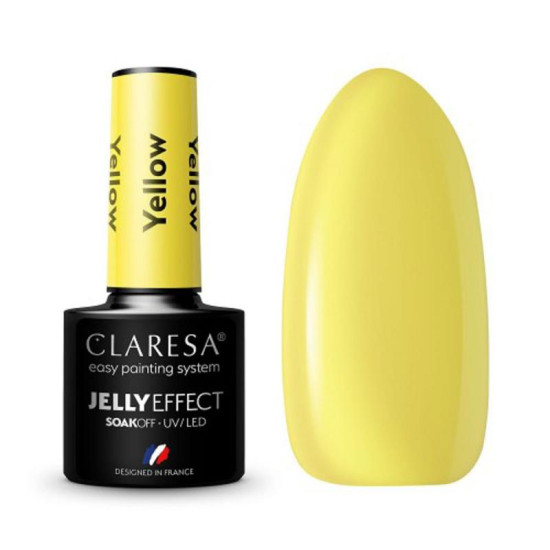 Claresa gél lak na nechty jelly yellow 5 ml