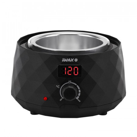 Ohrievač depilačného vosku iWax Diamond Tech 400 ml 100W čierny