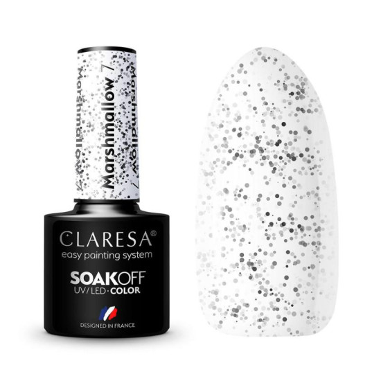 Claresa gél lak na nechty Marshmallow 7 5 g