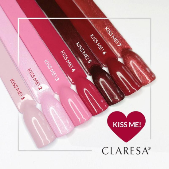 Claresa gél lak na nechty Kiss me! 2 5 g