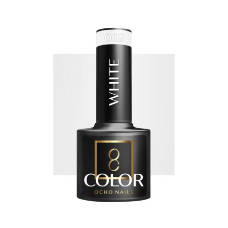 Ocho Nails Hybridný gél lak na nechty biely 001 5g
