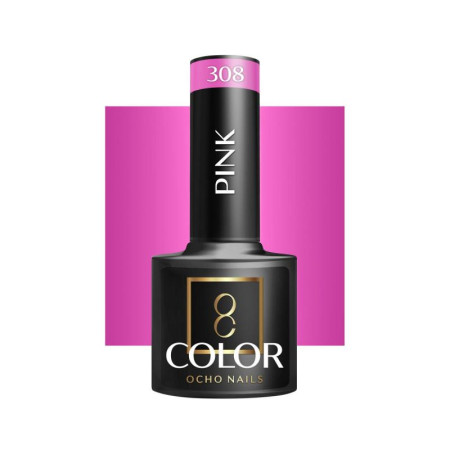 OCHO NAILS Hybridný lak ružový 308 -5 g