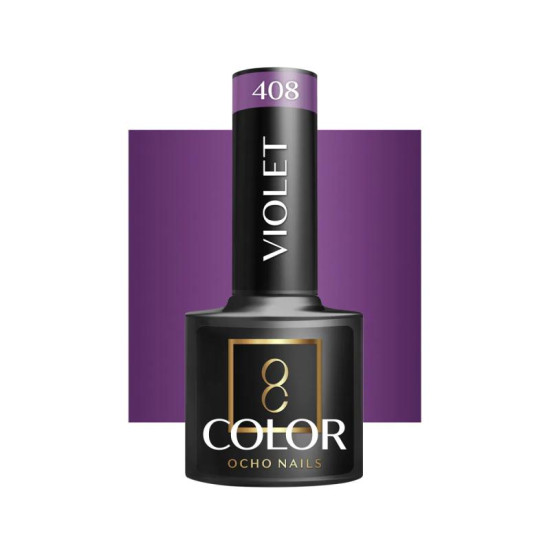 Ocho Nails Hybridný gél lak na nechty fialový 408 5g Ocho Nails Hybridný gél lak na nechty fialový 408 5g