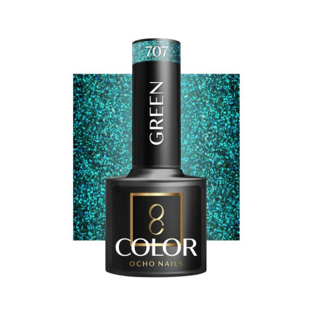 OCHO NAILS gél lak na nechty Green 707, 5 g