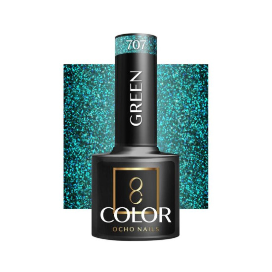 OCHO NAILS gél lak na nechty Green 707, 5 g OCHO NAILS gél lak na nechty Green 707, 5 g