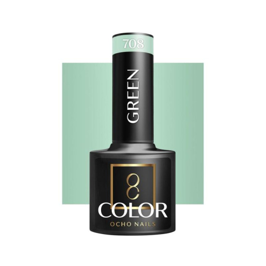OCHO NAILS gél lak na nechty Green 708, 5 g OCHO NAILS gél lak na nechty Green 708, 5 g