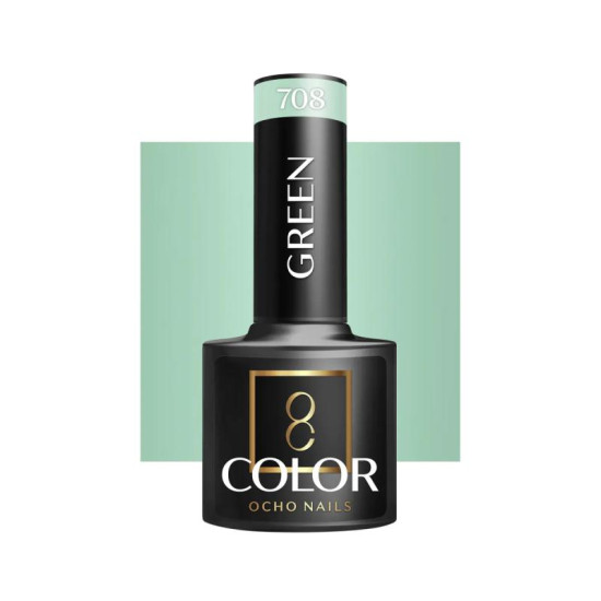 OCHO NAILS gél lak na nechty Green 708, 5 g OCHO NAILS gél lak na nechty Green 708, 5 g