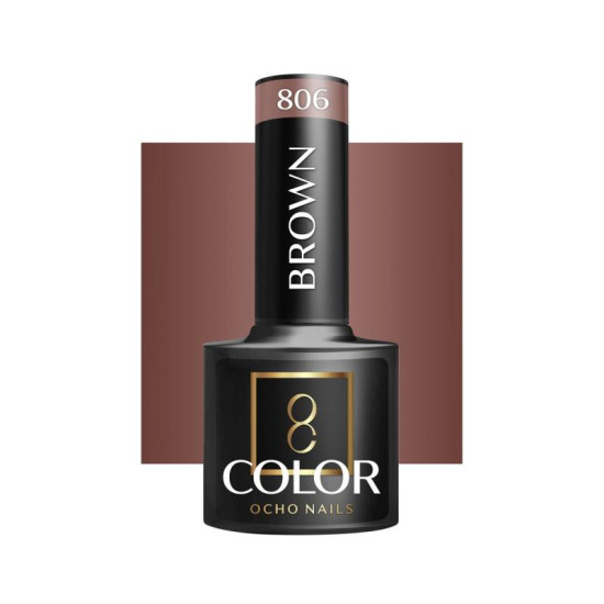 OCHO NAILS gél lak na nechty Brown 806, 5 g