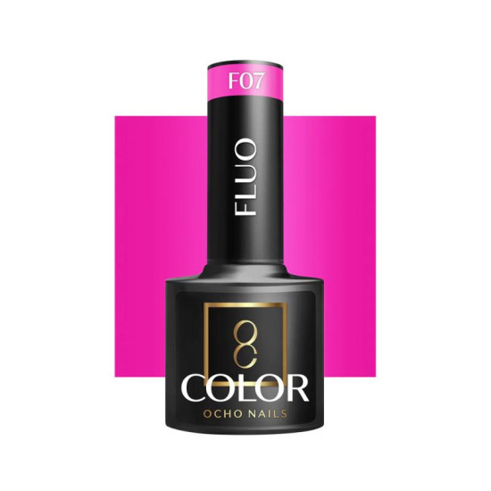 Ocho Nails Hybridný gél lak na nechty Fluo F 07, 5 g
