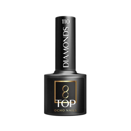Ocho Nails Hybridný top gél na nechty Diamonds no wipe 110 5g