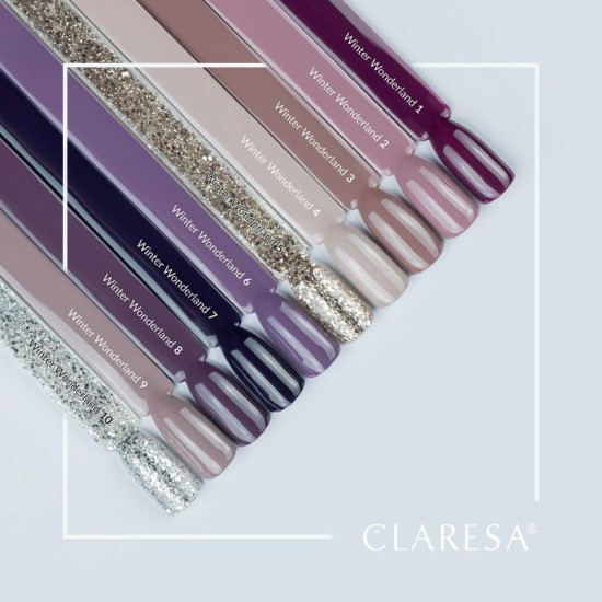 CLARESA Winter Wonderland Hybridný lak na nechty 6, 5 g