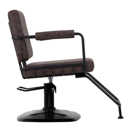 Gabbiano Kadernícke kreslo Katania Loft Old Leather, čiernohnedé