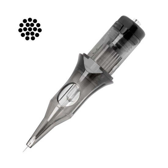 Cartridge na tetovanie El Cartel V2 0,30 mm 18 RS 10 ks Cartridge na tetovanie El Cartel V2 0,30 mm 18 RS 10 ks