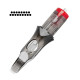 Cartridge na tetovanie El Cartel V2 0,30 mm 17 RM Short Taper 10 ks Cartridge na tetovanie El Cartel V2 0,30 mm 17 RM Short Taper 10 ks