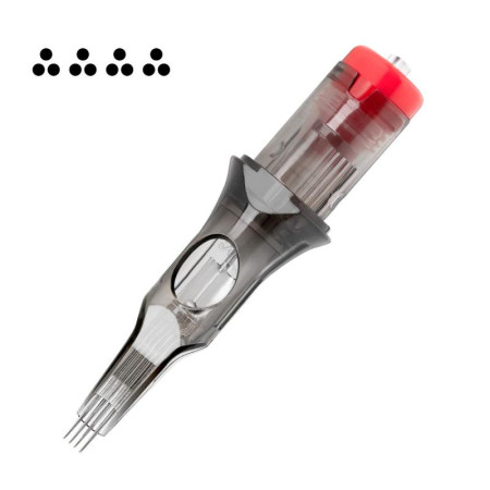 Cartridge na tetovanie El Cartel V2 0,25 mm 3 RLX 4 Long Taper, 10 ks