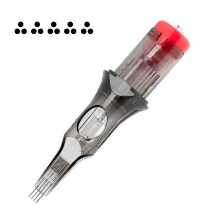 Cartridge na tetovanie El Cartel V2 0,25 mm 3 RLX 5 Long Taper, 10 ks