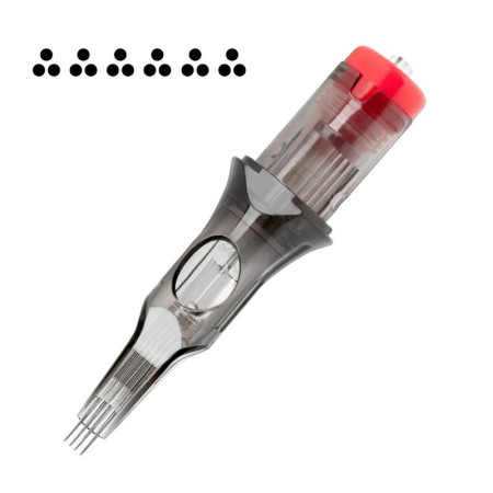 Cartridge na tetovanie El Cartel V2 0,30 mm 3 RLX 6 Long Taper, 10 ks